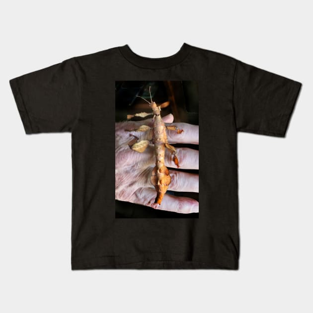 Macleay's Spectre Stick Insect Kids T-Shirt by rozmcq